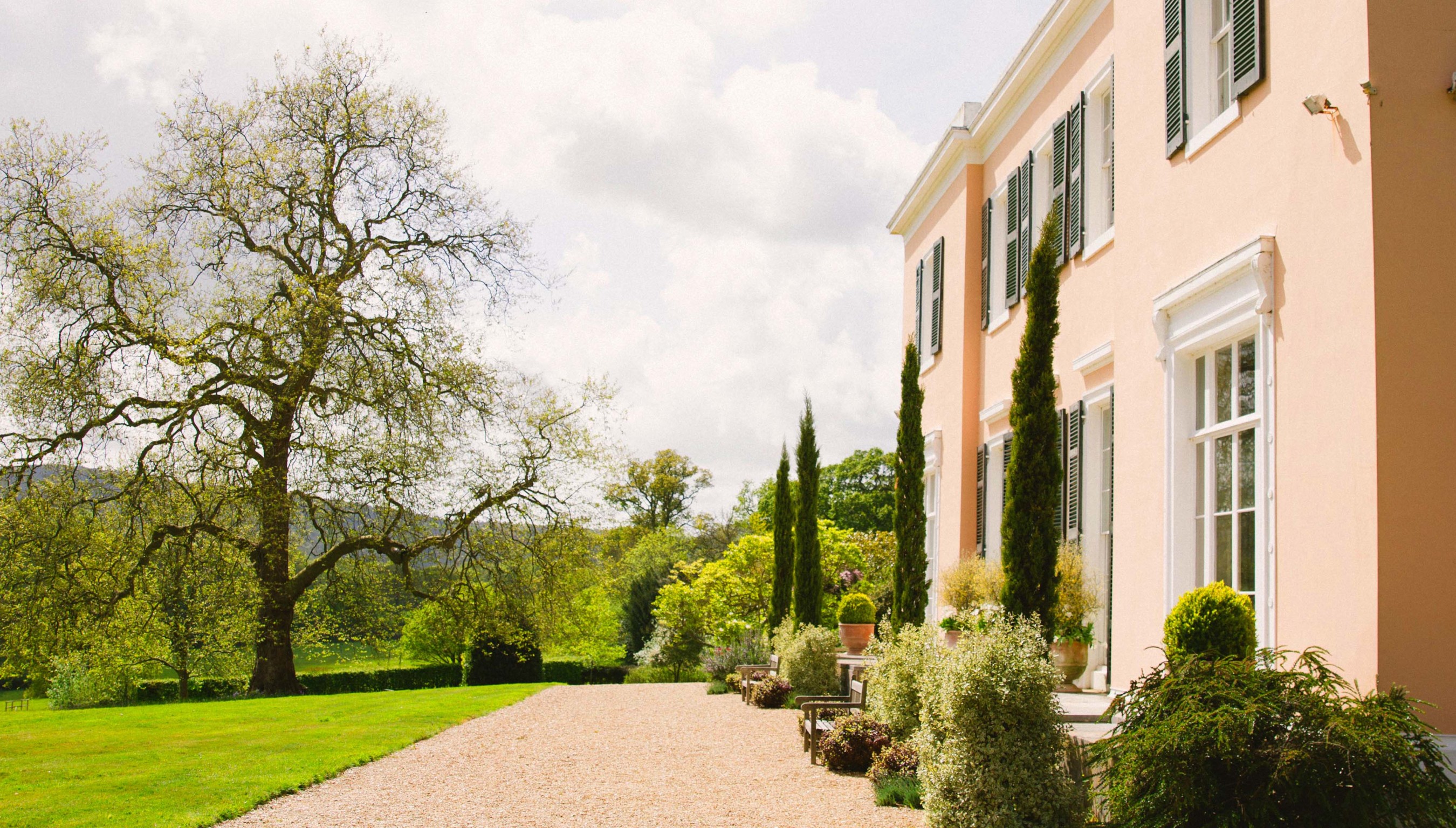 Bignor Park - side of the house detail